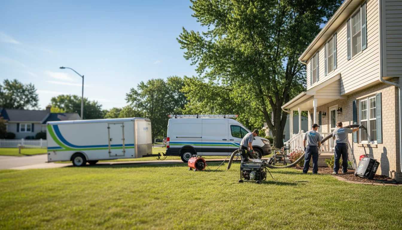 Flooded Basement Restoration And Cleanup With Repair in Berlin Center, OH near me
